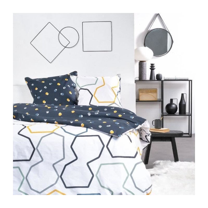 Juego de cama doble - today - sunshine 11.41 - 220 x 240 cm - 100% algodón estampado