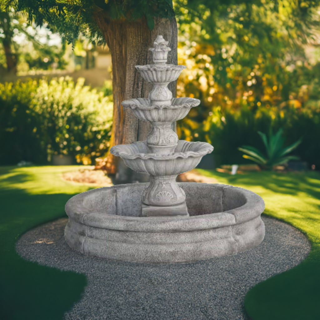 Fontaine Classique en béton-pierre Jaén 150x160cm. - 2