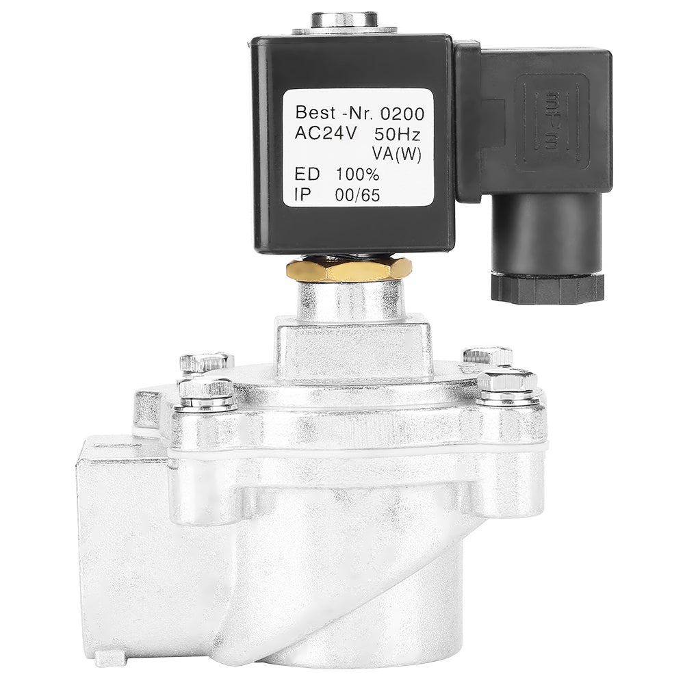 Elektromagnetyczny zawór elektromagnetyczny kątowy, 2-drożny G1", DMF-Z-25 DC 24 V, elektromagnetyczny zawór impulsowy
