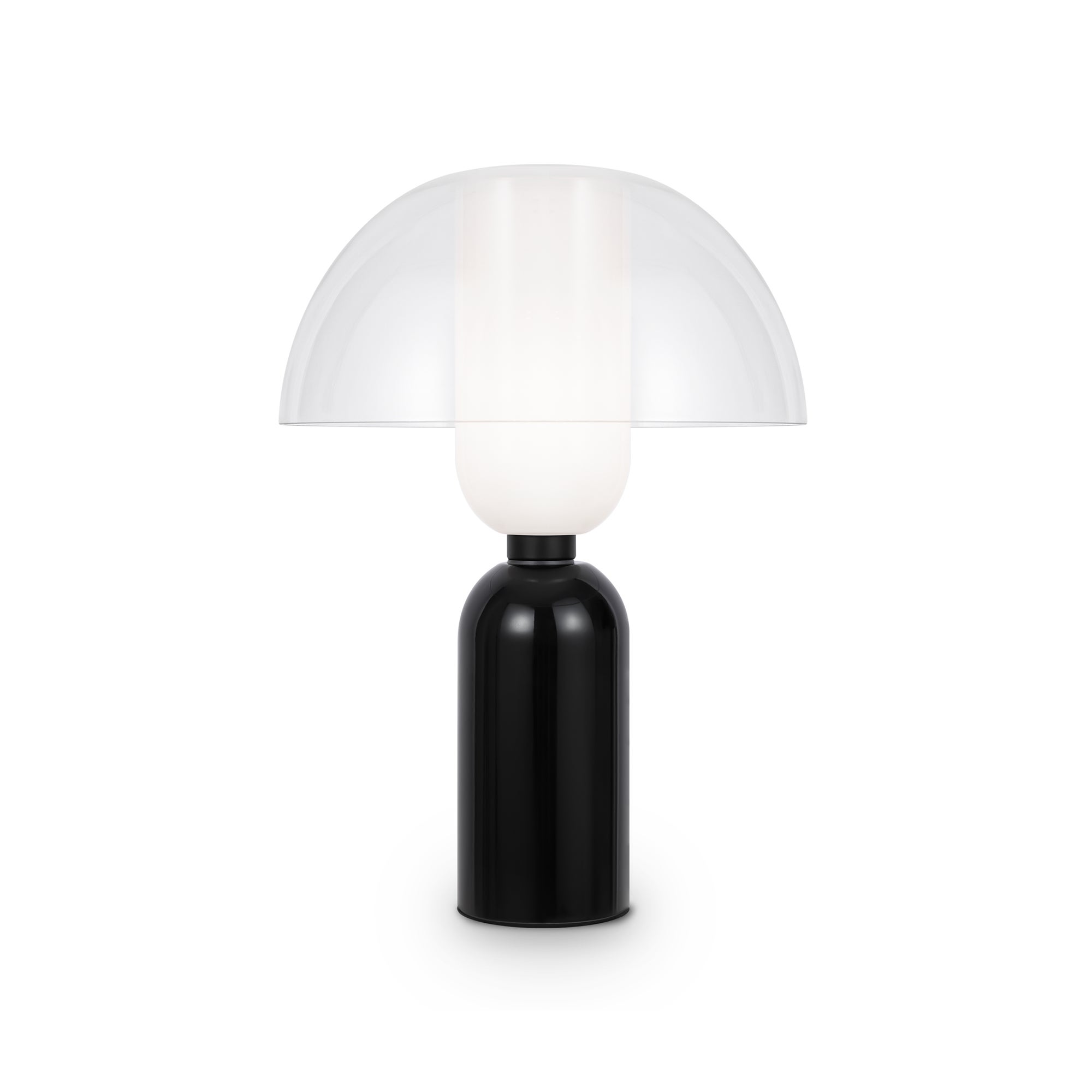 Lampa stołowa grzybek MEMORY czarna 1xE14x40W ceramika / gips wym:42,5x30x30cm IP20 Maytoni