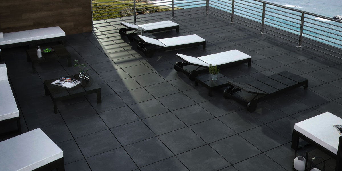 Dalle extérieur sur plots Design 2.0 antracite R11 60x60 cm - Réflex Boutique - 4
