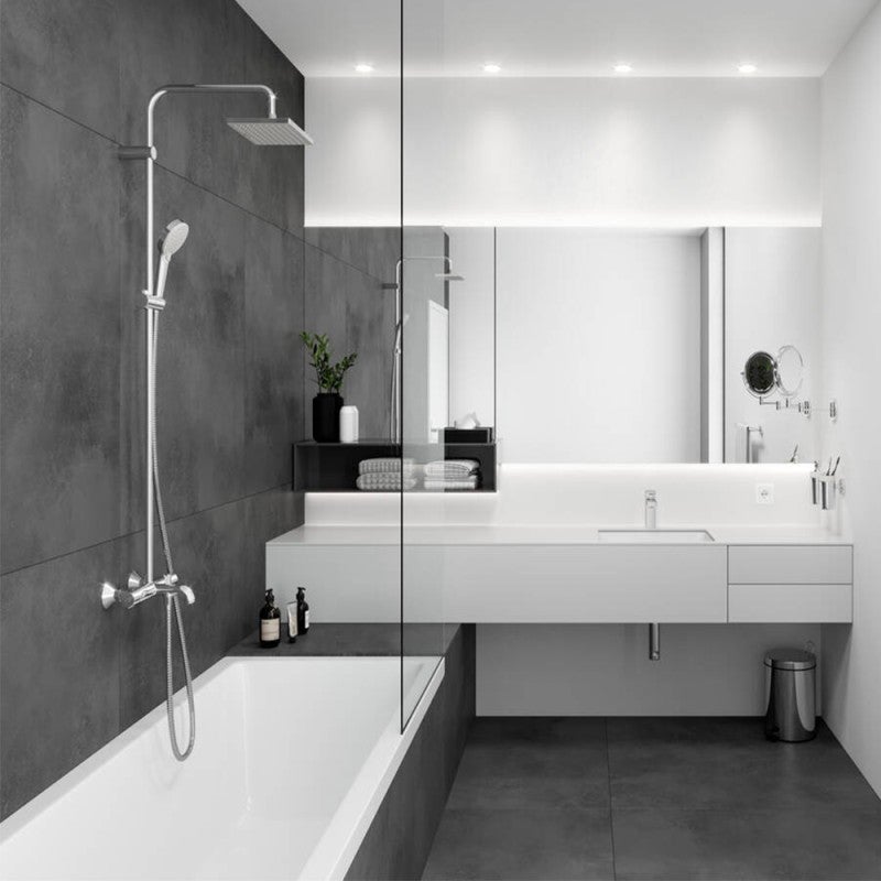 Colonne bain douche thermostatique HANSGROHE Vernis Shape 230 chromé - 2