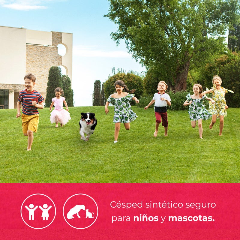 Arquiservi - Relva artificial Busan 18mm / Rolo 2 x 10m (20m²) Realismo e Conforto para Jardins, Terraços, Piscinas e Varandas. - 6