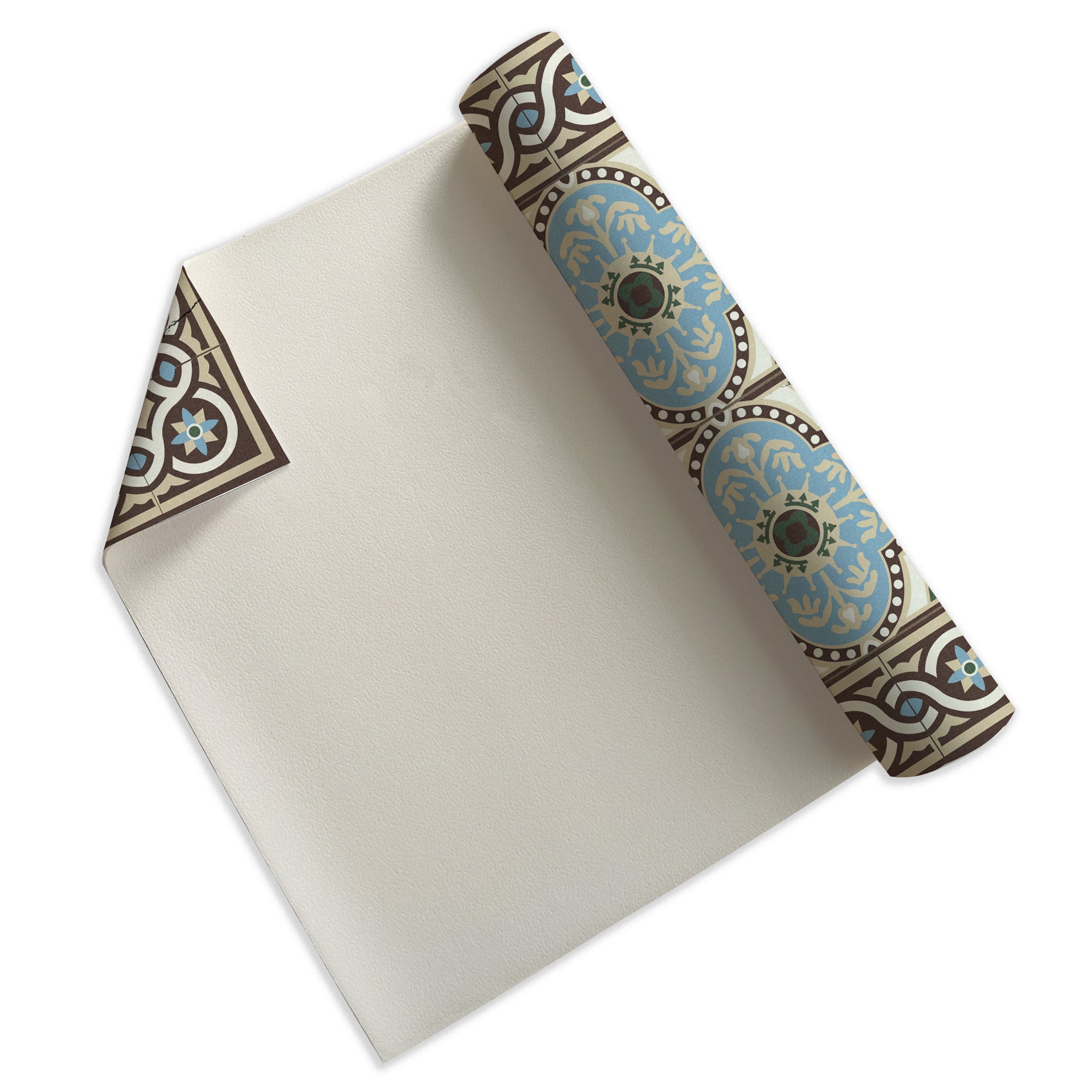 Tapis antidérapant en vinyle Diva 133x200 cm - PVC imprimé, lavable, ignifuge, pour le salon et la cuisine - 6