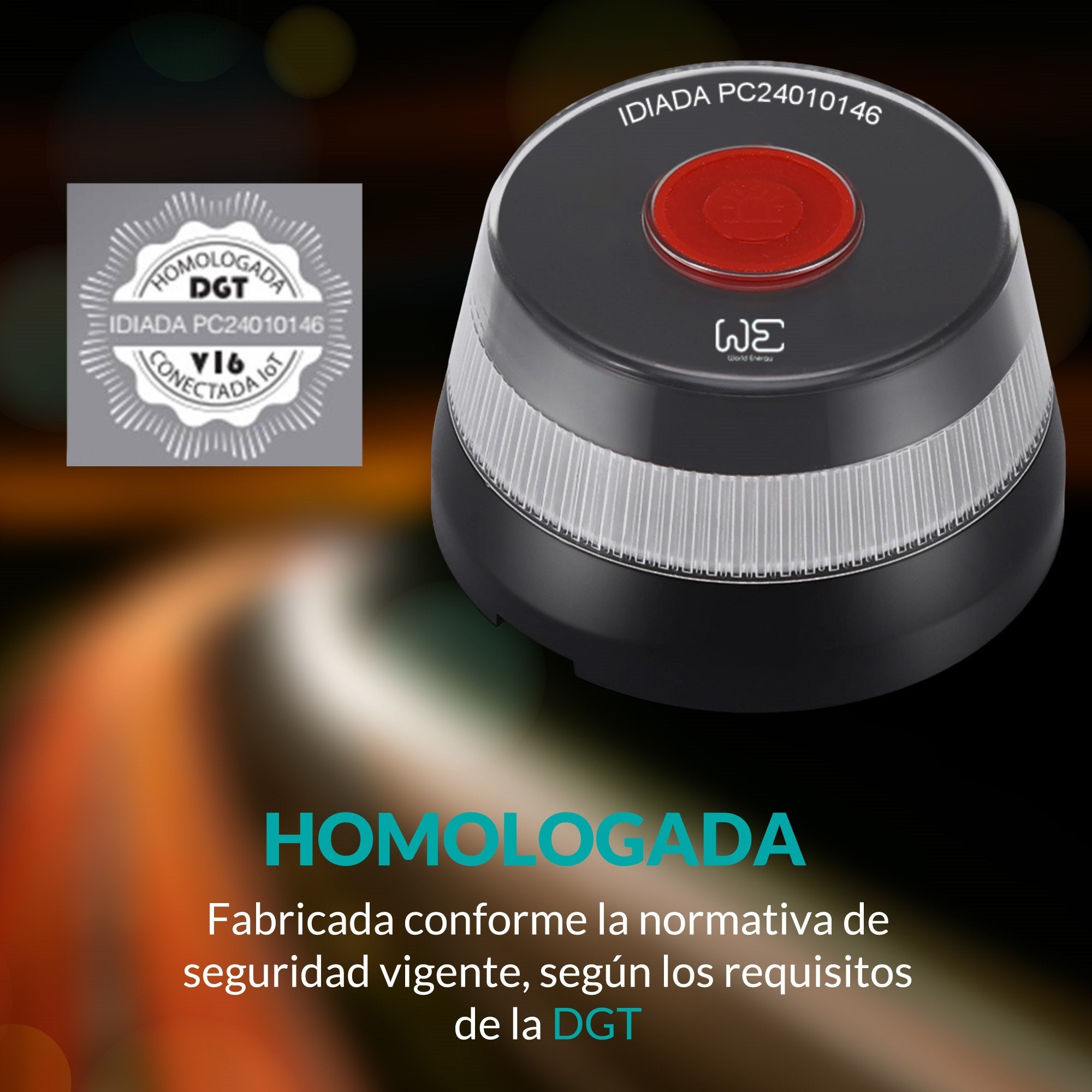 Éclairage de secours pour voiture 3.0 homologué DGT avec géolocalisation 2 balise V16 connectée - 5