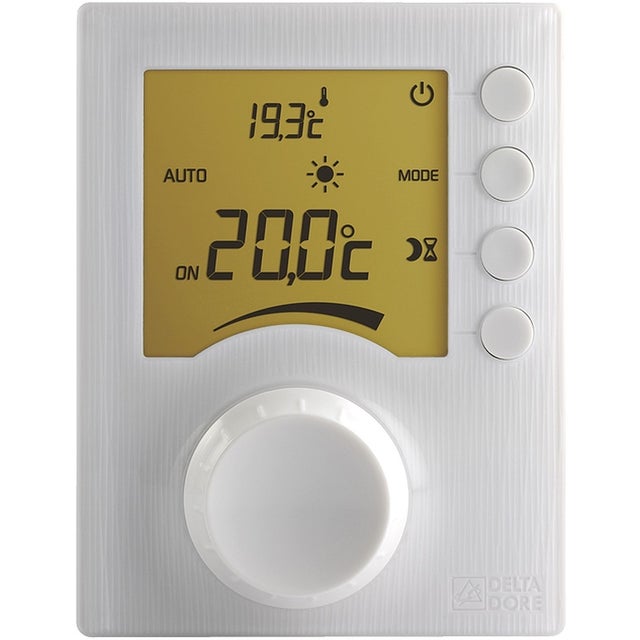 Delta Dore - TYBOX 33 Thermostat d'ambiance radio pour chaudière ou pompe à chaleur non réversible - 6053002
