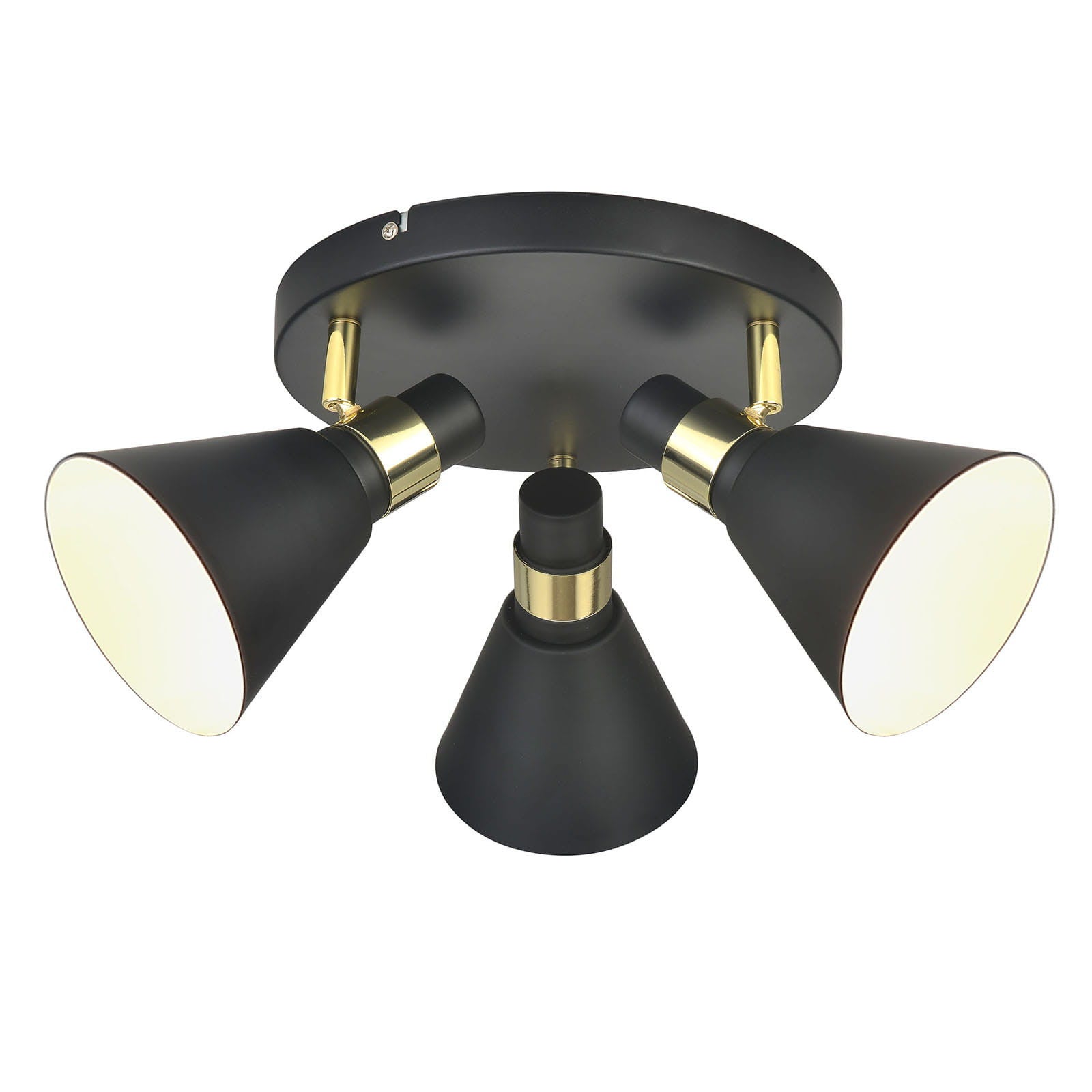 Lampa sufitowa BIAGIO czarna 3xE14x15W metal wym:20x39x39cm IP20 Italux