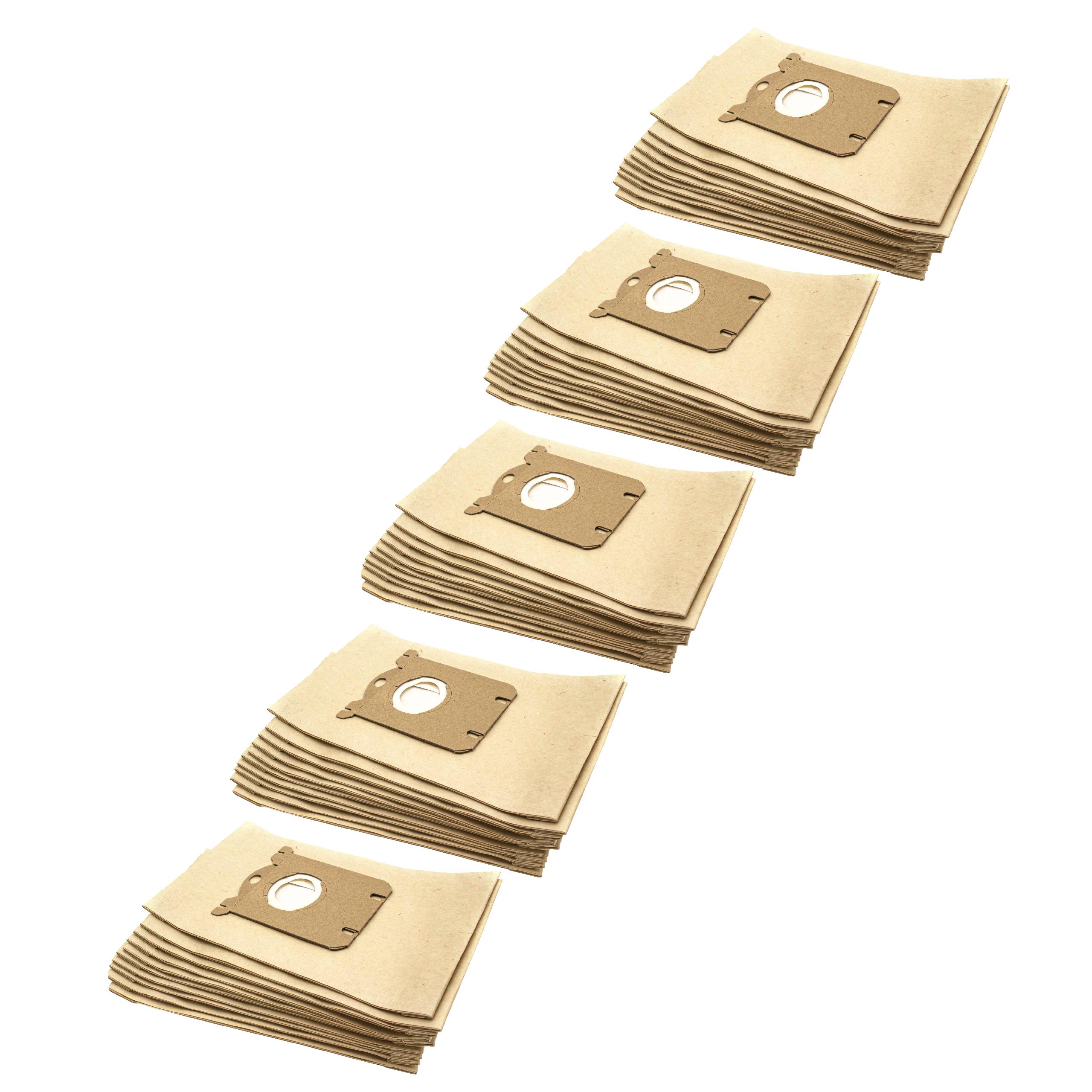 vhbw 50x Sacs compatible avec Electrolux S-Bag, PNC 900 081 347, Power Outlet, SmartVac 110, SmartVac 140 BOX 1 aspirateur - marron - 3