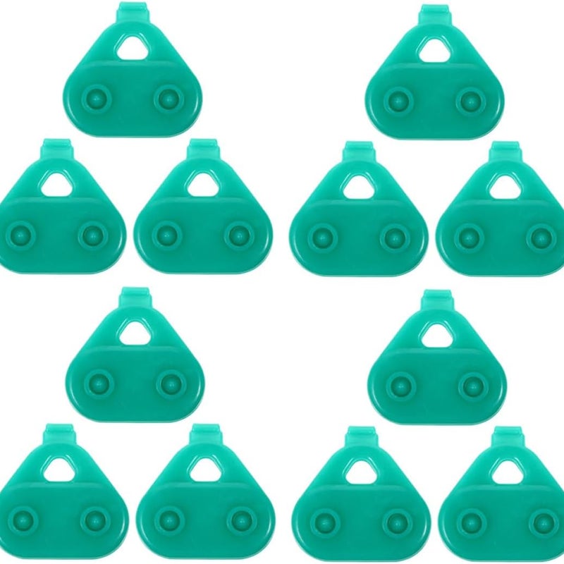 50 trwałych klipsów do siatek zacieniających, wielofunkcyjne klipsy ogrodowe, pewnie trzymają siatkę zacieniającą na miejscu.