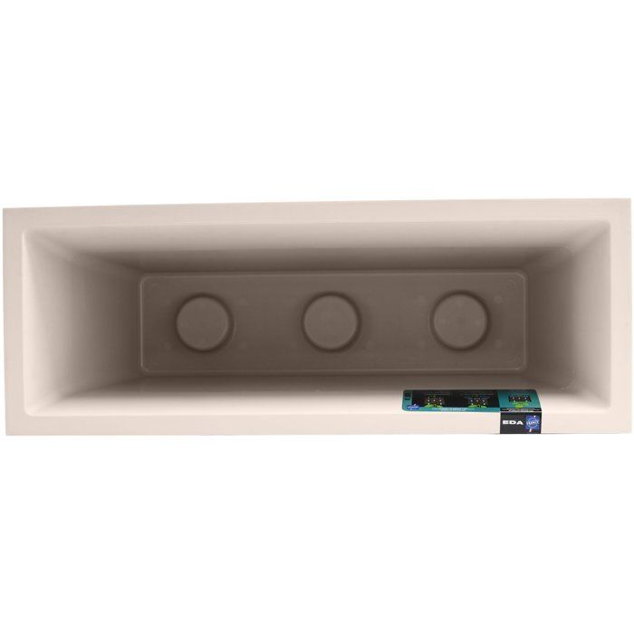 Jardinière muret Volcania 46 L EDA décor pierre beige calcaire 78 5 x 29 5 x 60 cm - 4