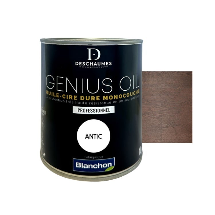 BLANCHON - Huile-cire gris clair pot de 0,25 litre