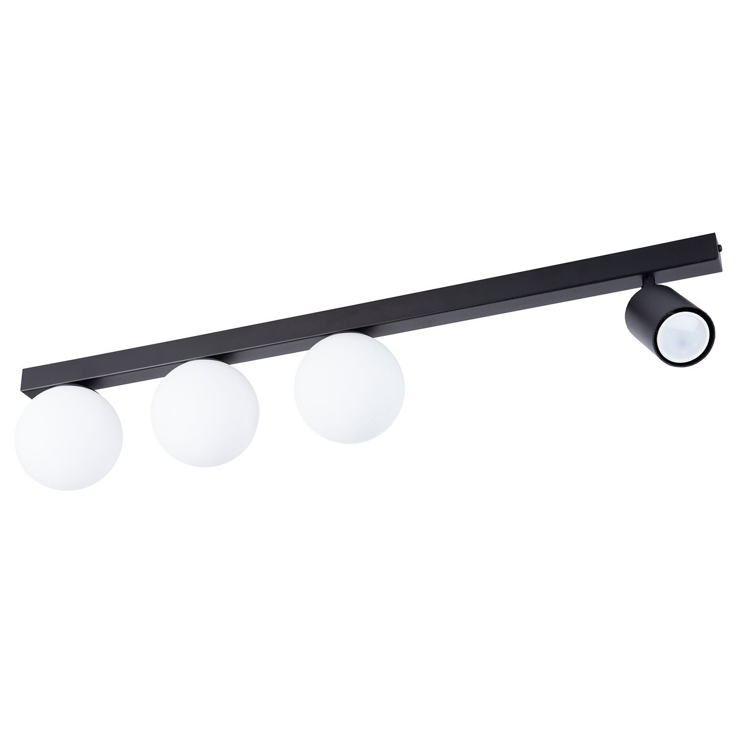 Reflektor sufitowy spot natynkowy Tavira listwa czarno-biały 4xG9+GU10x12W + 10W wym: 18 x 80 x 12 cm metal SIGMA