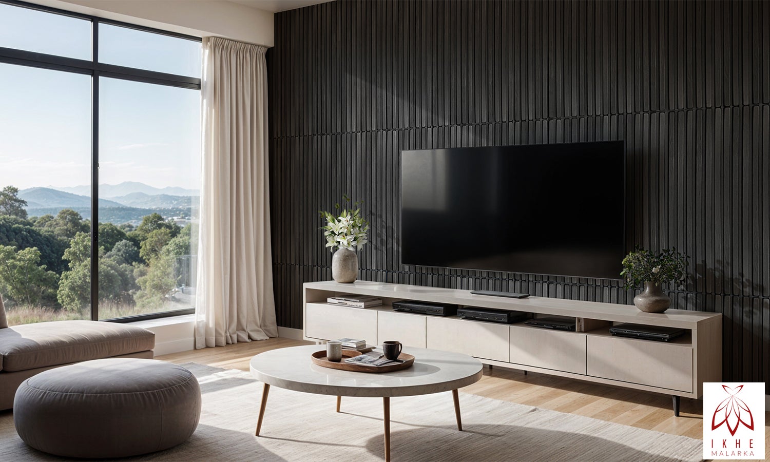 6m² - 12 pièces Panneaux polystyrène, de plafond, l'aspect du Lattes noir, panneaux muraux, décors, plafonds imitation - parement XL 3D Slats Black - 2