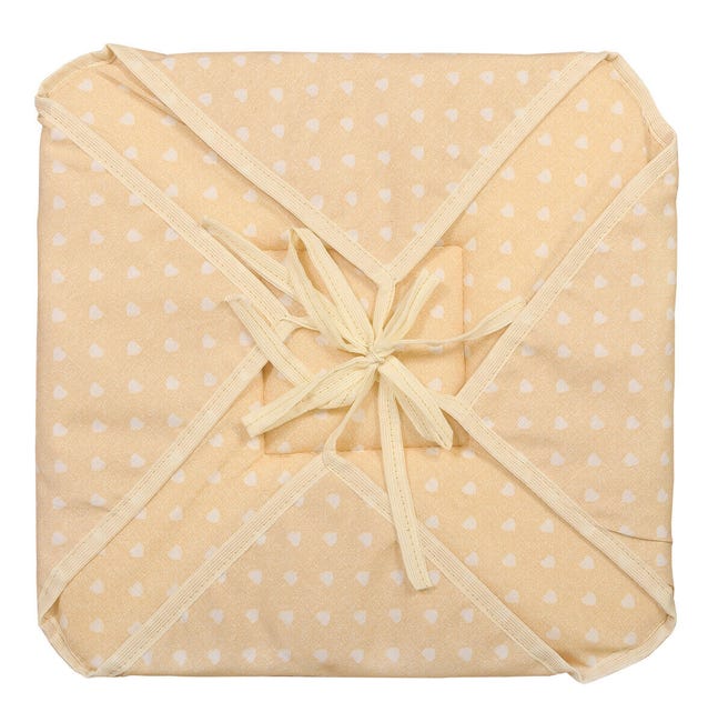 Cuscino Sedia Trapuntato Con Lacci - 40x40 Cm Cotone, Mod. ROSA56G Grigio - Foto 12