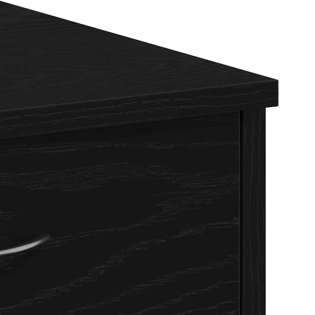 vidaXL Bureau Chêne noir Bois d'ingénierie 80 x 40 x 75 cm - 9