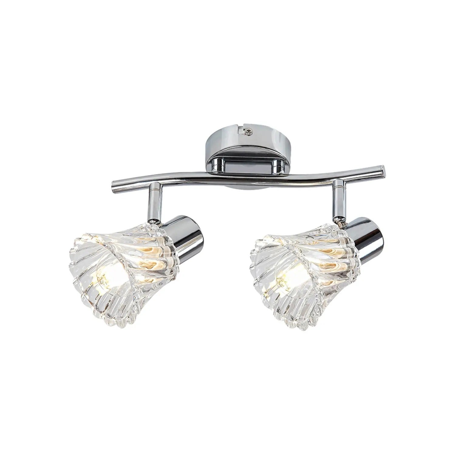 Reflektor sufitowy Spot Hestia chromowany przezroczysty 2xE14x12W wym: 13,5 x 26,5 x 13,5 cm IP20 Rabalux