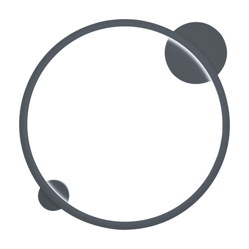 Lampa wisząca Saturno LED 25W Neutralna biel 1400lm czarna wym: 57 x 50 x 5,5 cm Milagro