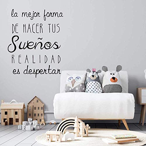 Sticker Mural Décor Mural La Meilleure Façon De Faire Vos Reves Veille ...