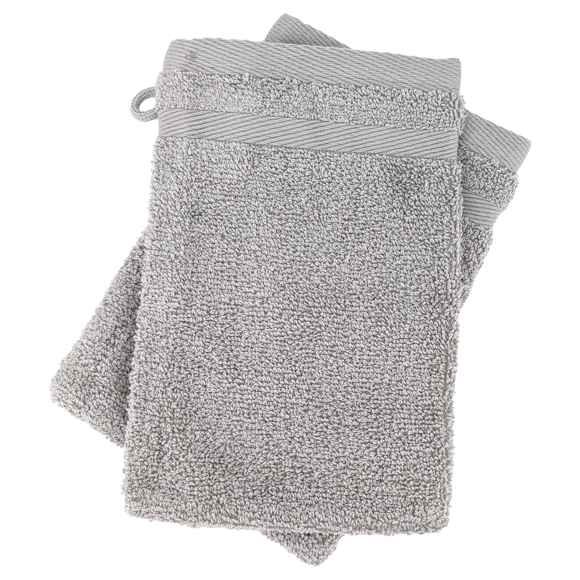Lot De 2 Gants De Toilette 16x21 Cm EFFICIENCE PURE Gris Lunar Leroy Lot De 2 Gants De Toilette 16x21 Cm EFFICIENCE PURE Gris Lunar Leroy
