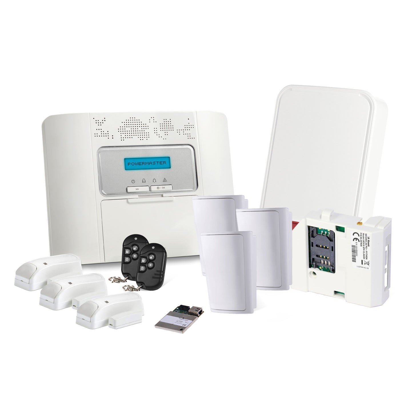 POWERMASTER KIT5 GSM IP - Alarme maison sans fil GSM / IP PowerMaster ...