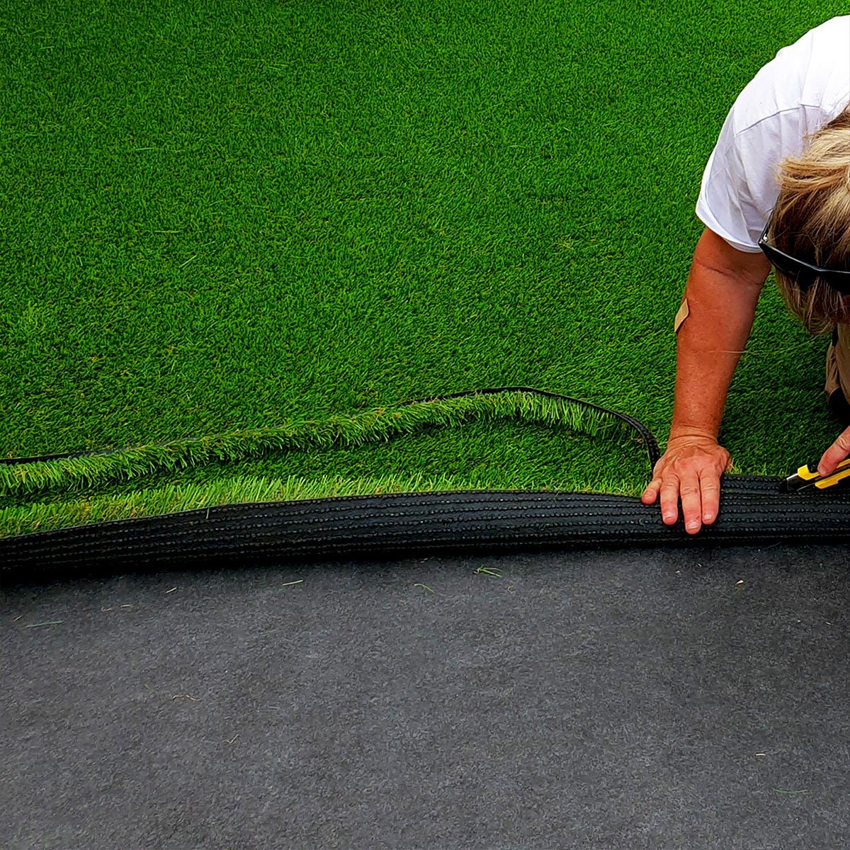 Géotextile 150 g/m² rouleau 1,5 m × 25 m soit 37,5 m² MGS – toile drainage sol allée terrasse jardin anti-mauvaises herbes - 5