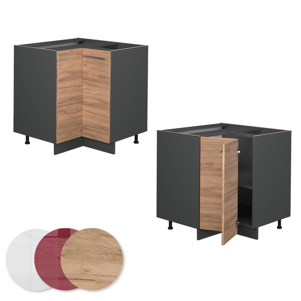 Vicco Meuble dangle Fame-Line, Chêne de force doré, 80.5cm sans PT - 5