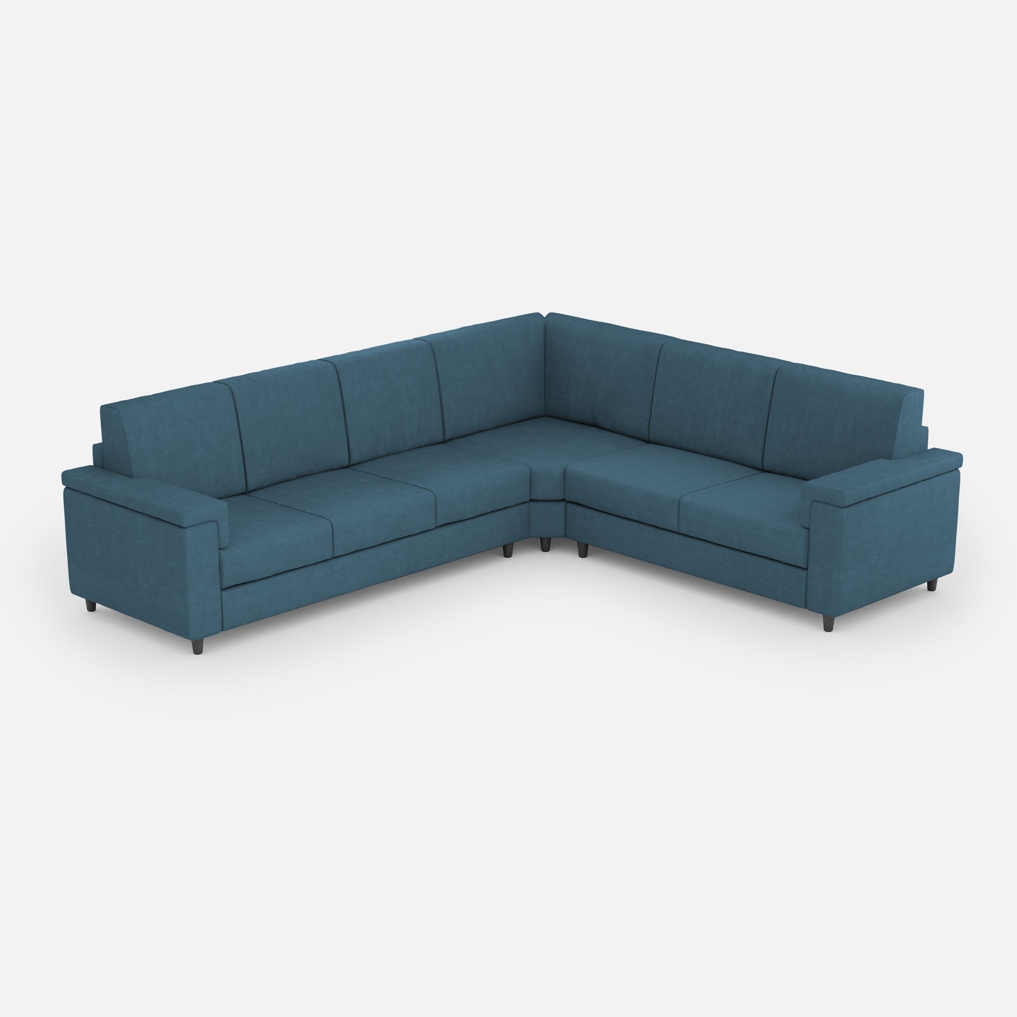 Sofá marrak 3 plazas (tres plazas de 60 cm) + rincón + sofá 2 plazas (dos plazas de 60 cm) dimensiones exteriores l.286x226 color avio