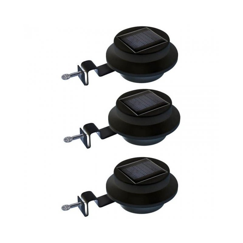 Lampy solarne rynnowe x 3