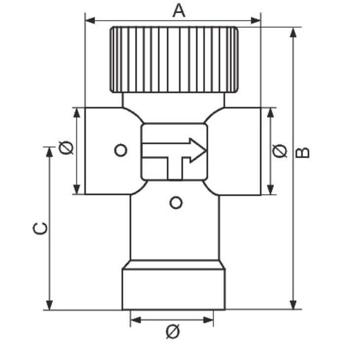 Régulateur thermostatique - F 3/4' - Mixcal - Thermador - 2