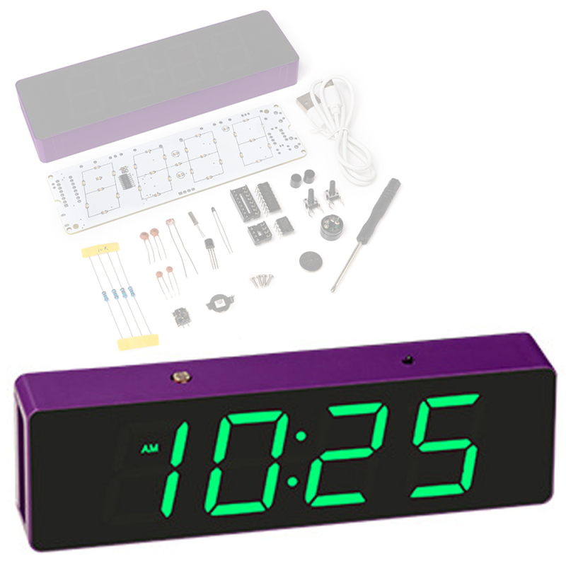 BES-14470 - Piccoli e grandi elettrodomestici - - Orologio Digitale Led Parete Datario Temperatura Calendario Ufficio Casa JH4600