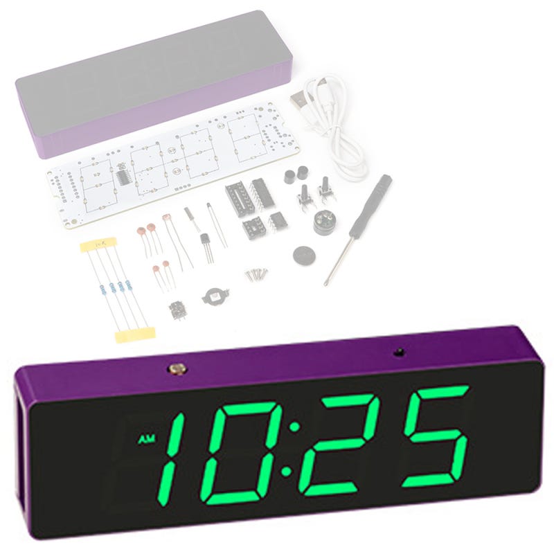 BES-14470 - Piccoli e grandi elettrodomestici - - Orologio Digitale Led Parete Datario Temperatura Calendario Ufficio Casa JH4600 BES-14470 - Piccoli e grandi elettrodomestici - - Orologio Digitale Led Parete Datario Temperatura Calendario Ufficio Casa JH4600