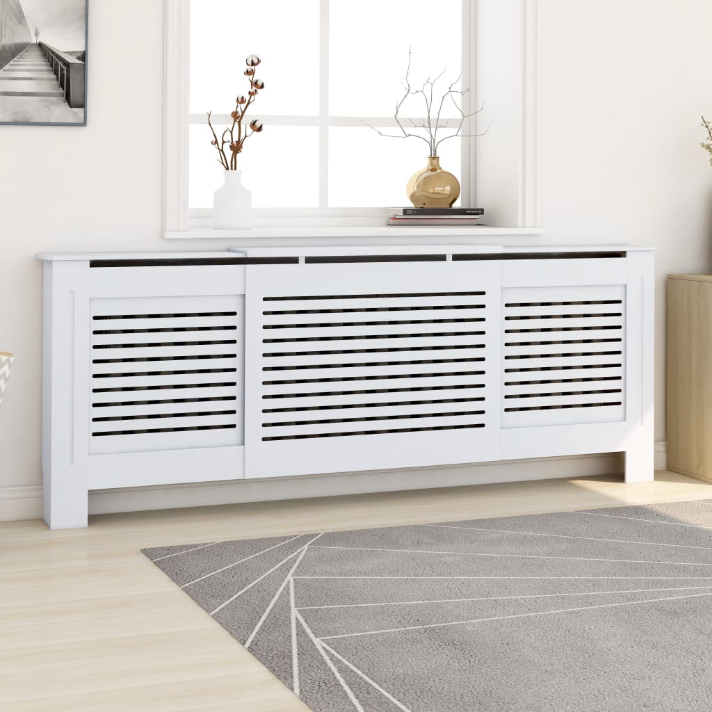 Cache-radiateur MDF Blanc 205 cm | Leroy Merlin