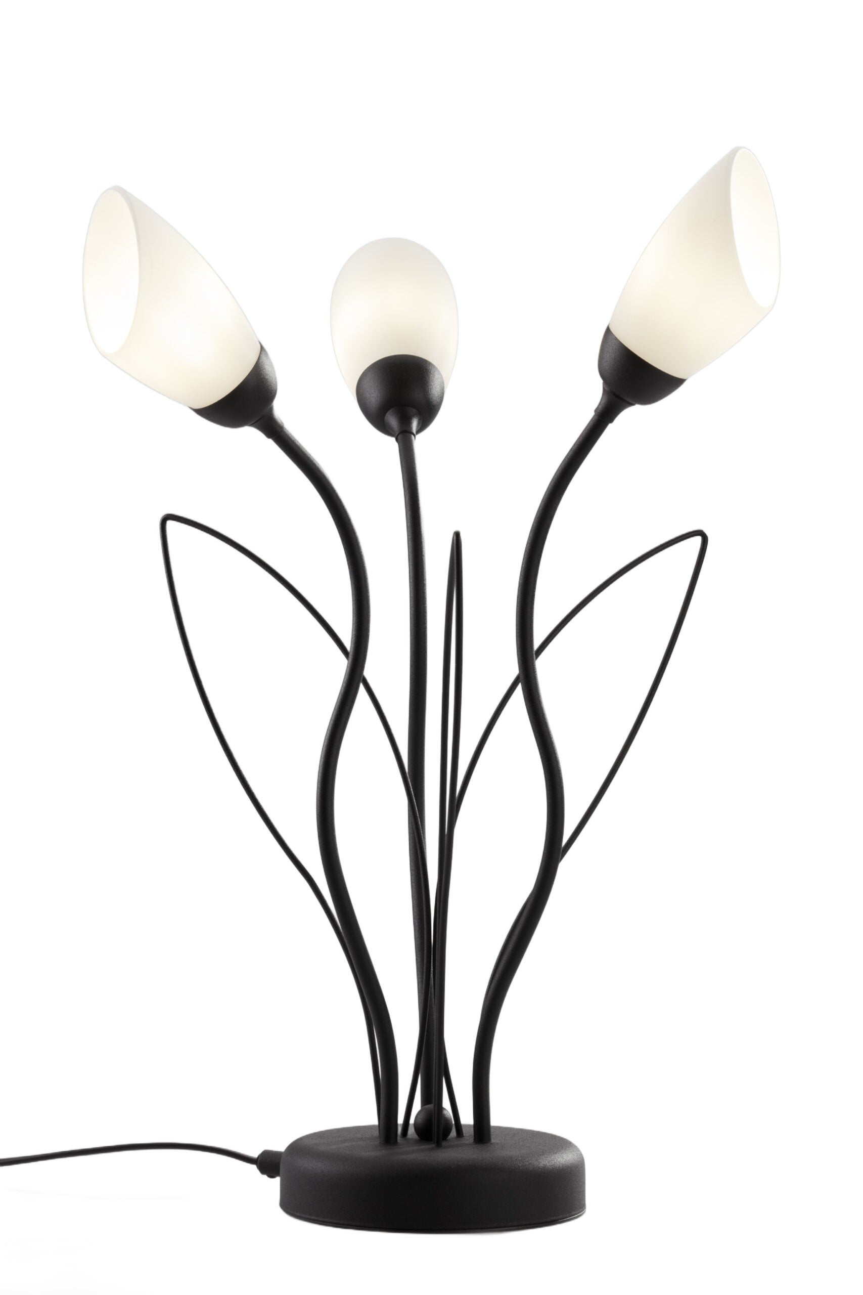 Lampa stołowa GLORIOSA czarny mat-biała 3xG9x15W metal wym:46x35x35cm IP20 Jupiter