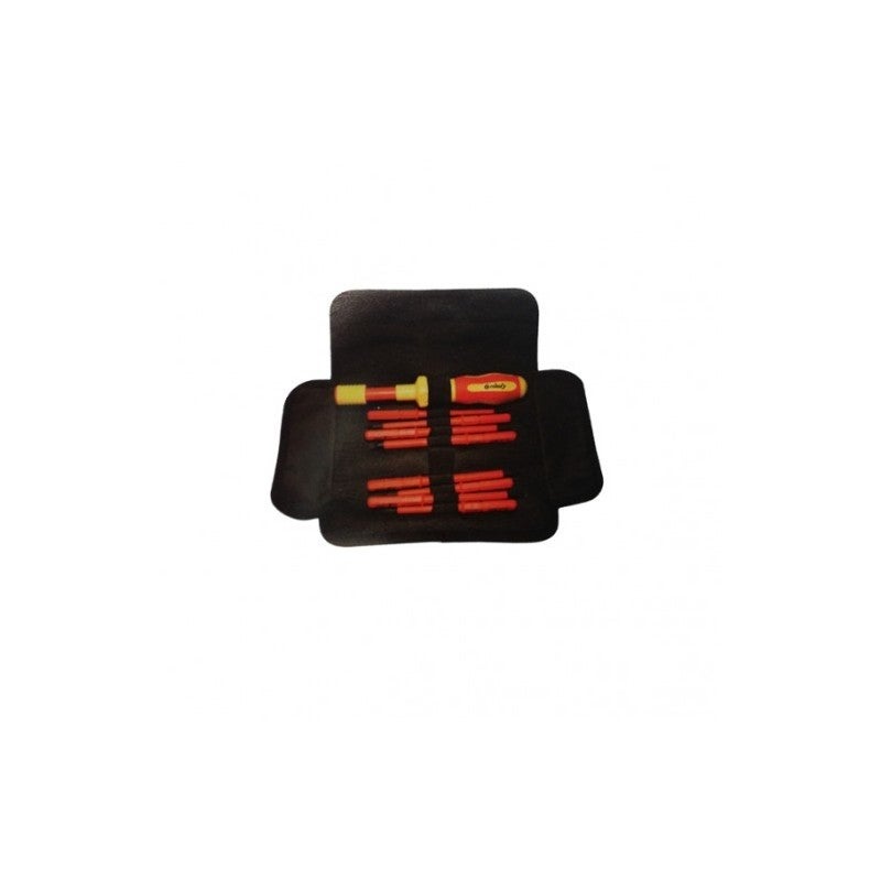 Set De Tournevis Isolés VDE – 8 Pièces – CIMCO 117860 – Lames Interchangeables