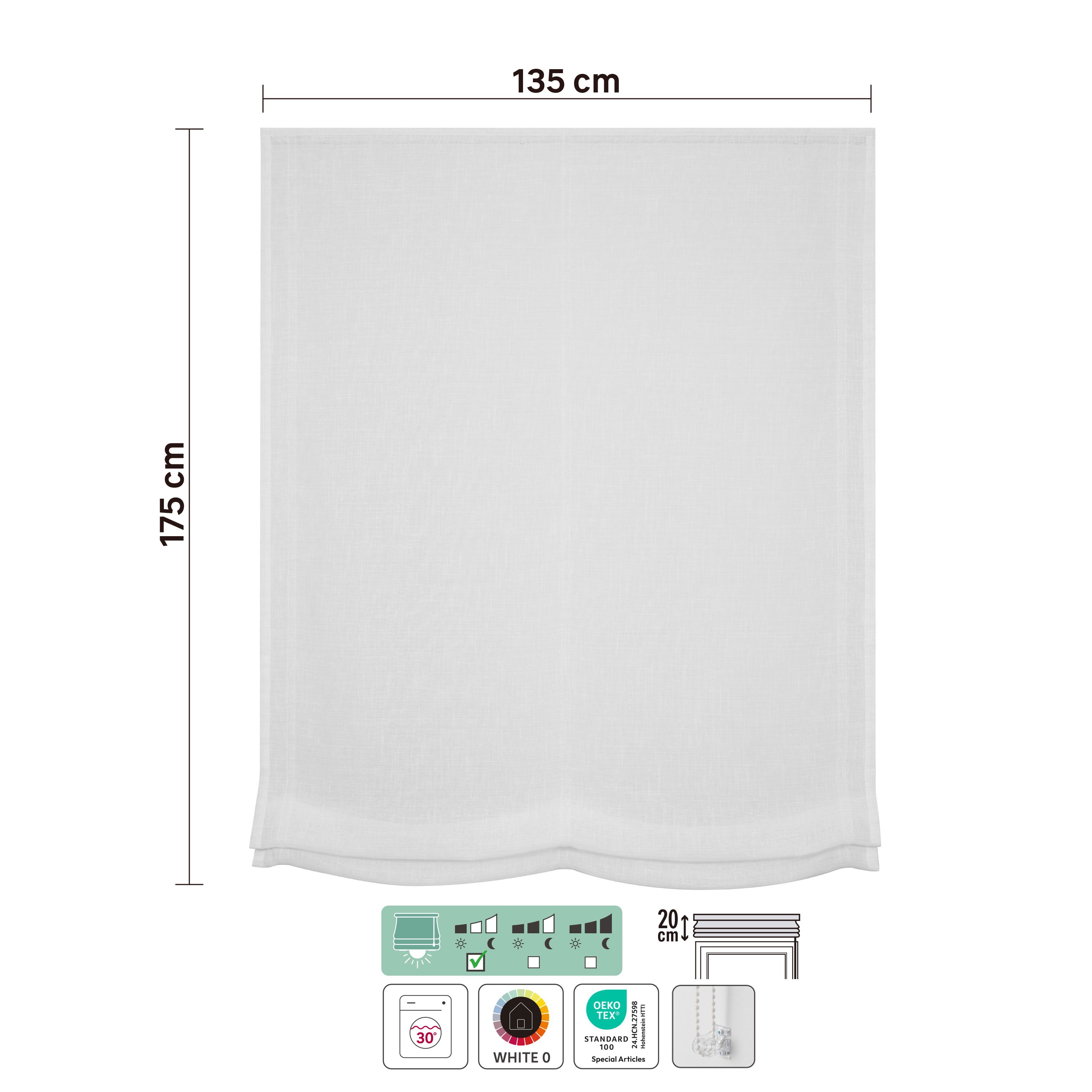 Store paquet Teo blanc INSPIRE 135x175 cm - 4