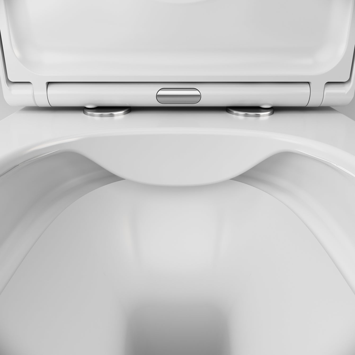 WC Suspendu en céramique sans bride Cuvette Toilette WC suspendu sans bord FlashClean abattant amovible frein de chute Softclosing Blanc AM.PM Func - 3