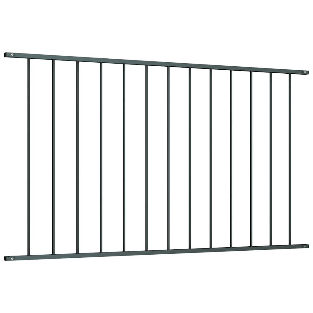 Panneau de clôture Woerden en acier thermolaqué 1,7 x 0,75 m anthracite vidaXL - 2