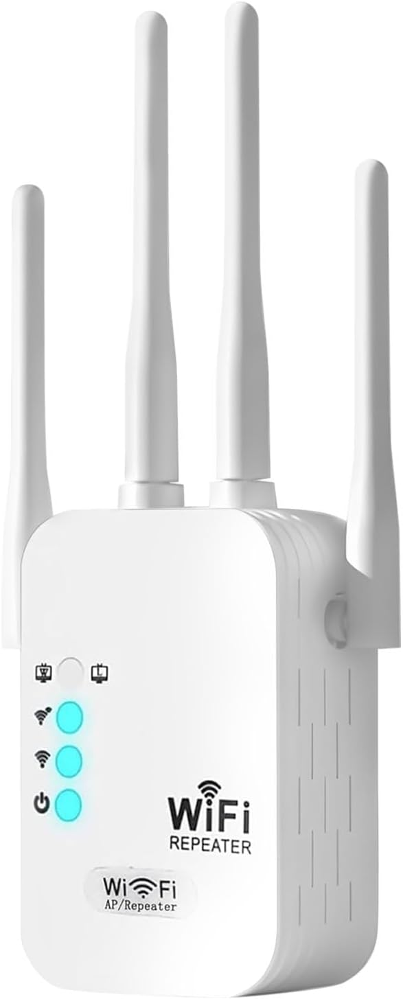 Répéteur WiFi 1200 Mbps 5/2,4 GHz, 4 antennes, port longue — free download