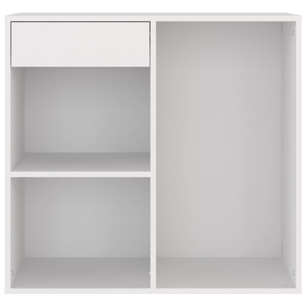 Armário de maquiagem em compensado branco 80x40x75 cm - COMFORTXL - 5