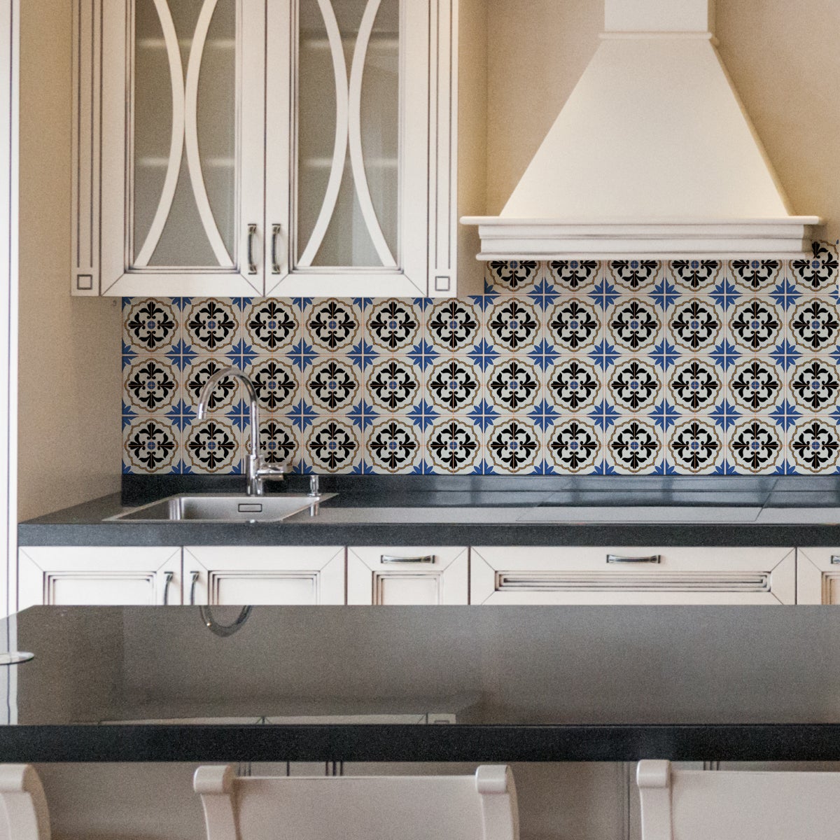 24 adesivi piastrelle di cemento azulejos Italo - Sticker adesivo - adesivi murali - 24stickers10x10cm - 4