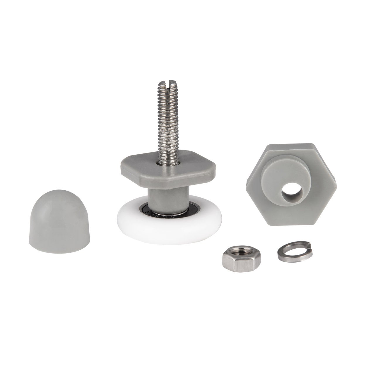 Komplet 8 rolek do kabiny prysznicowej MAXISPA KERRA kółka mimośrodowe 25mm - 8