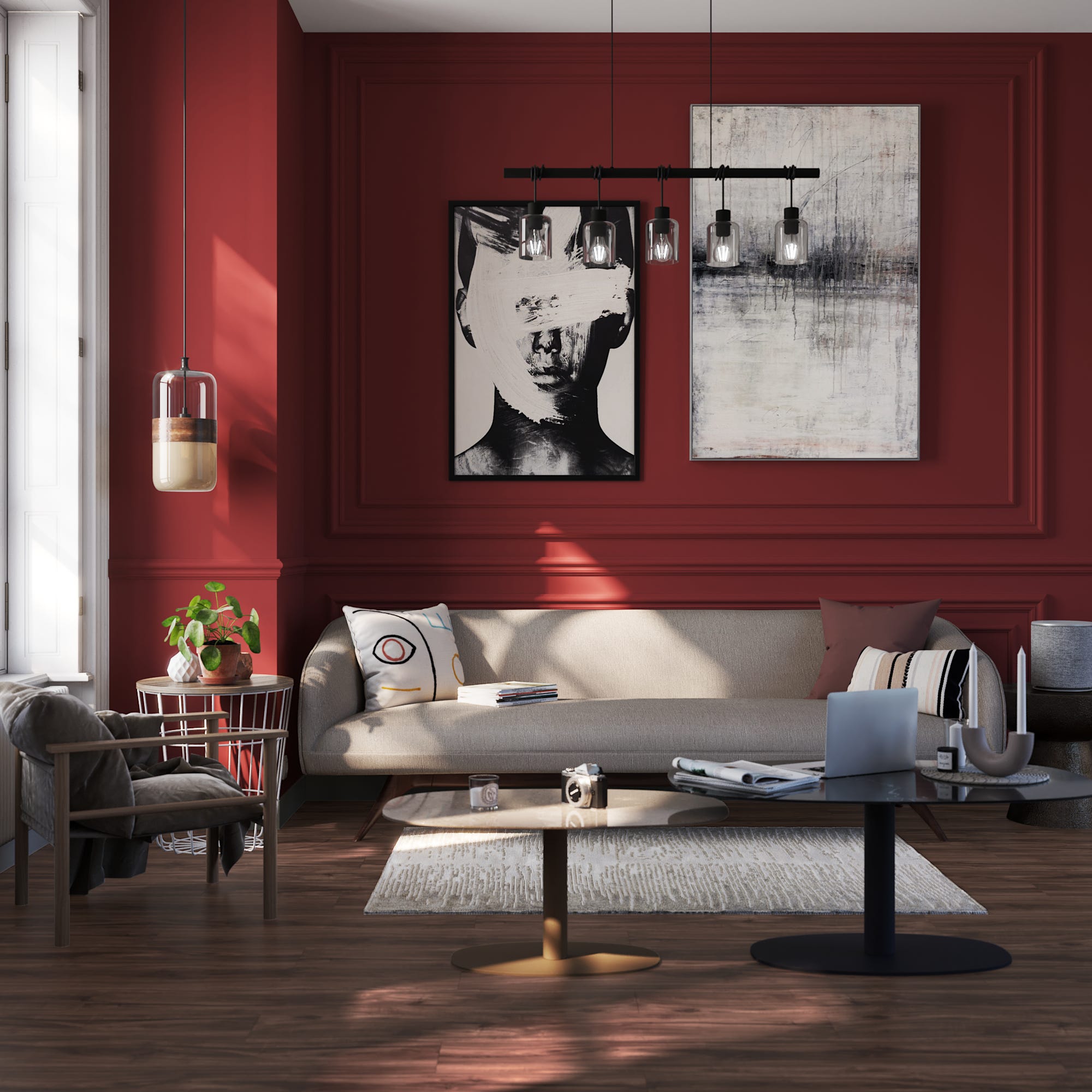 Lame PVC clipsable forte ARTENS - JAEN Effet bois foncé - 1,76 m²/ 8 Lames - 4