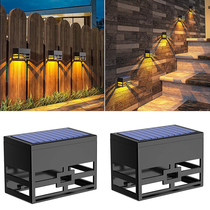 Panneaux Solaires De Remplacement Pour Lampes De Jardin - Lot De 2, Avec LED Blanc Chaud Et Batterie AA