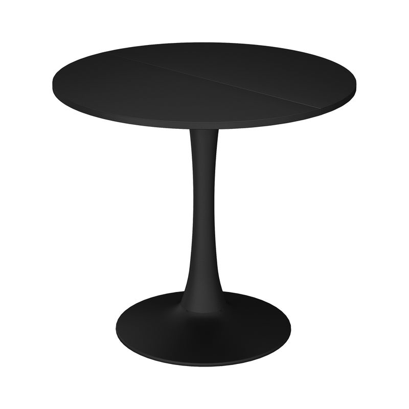 Vicco Stół do jadalni Carl, Czarny, 80 x 80 cm