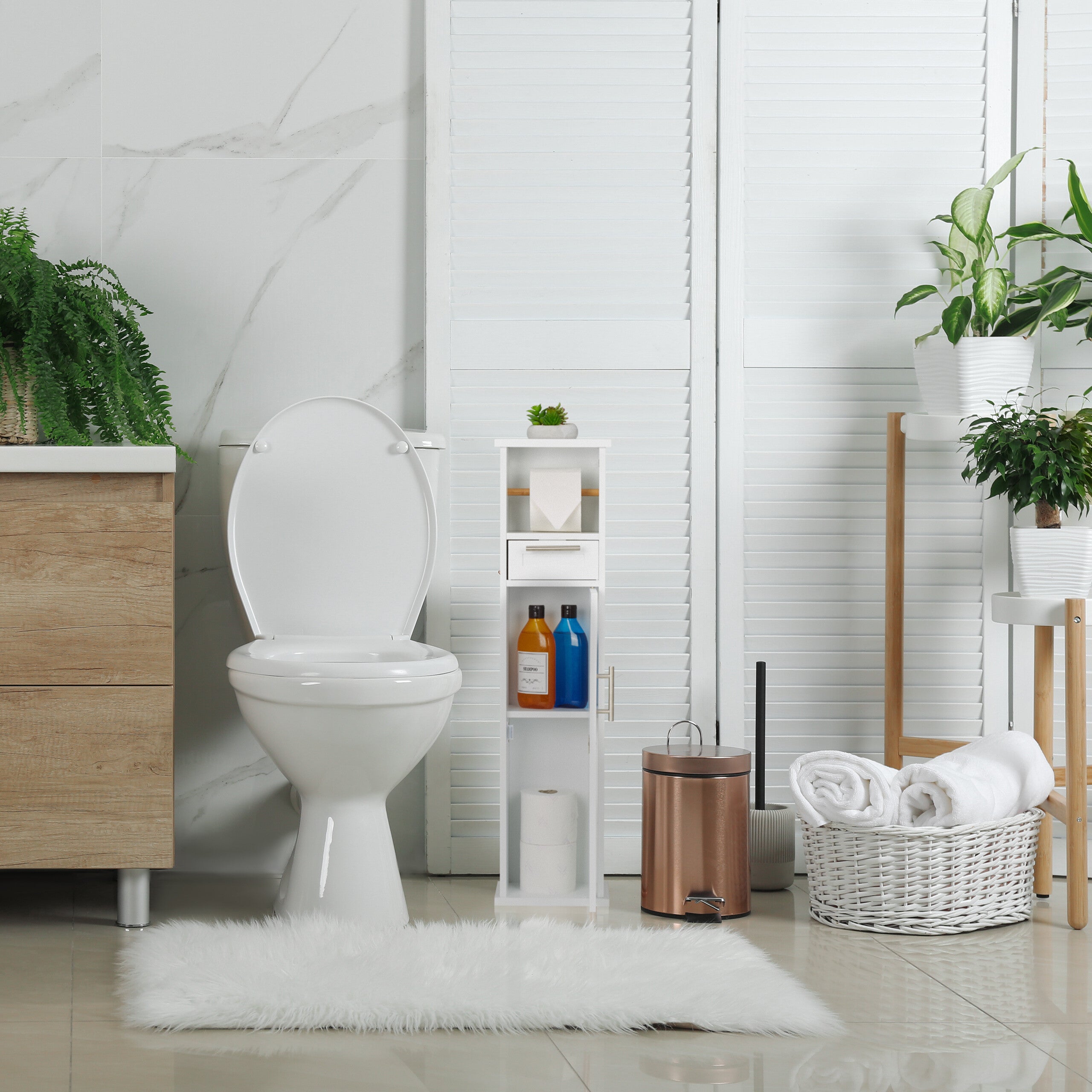 Support pour papier toilette 2 en 1 Clarsen | Vitrine Magique