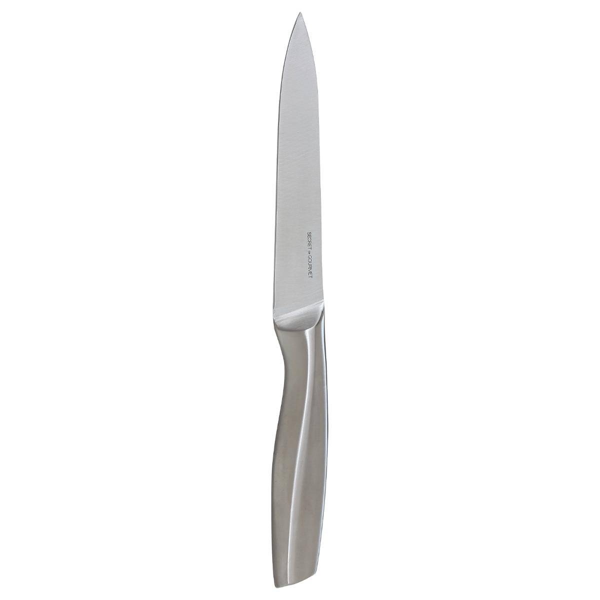 Cuchillo multiusos silver precision de acero inoxidable, hoja 13,3 cm ...