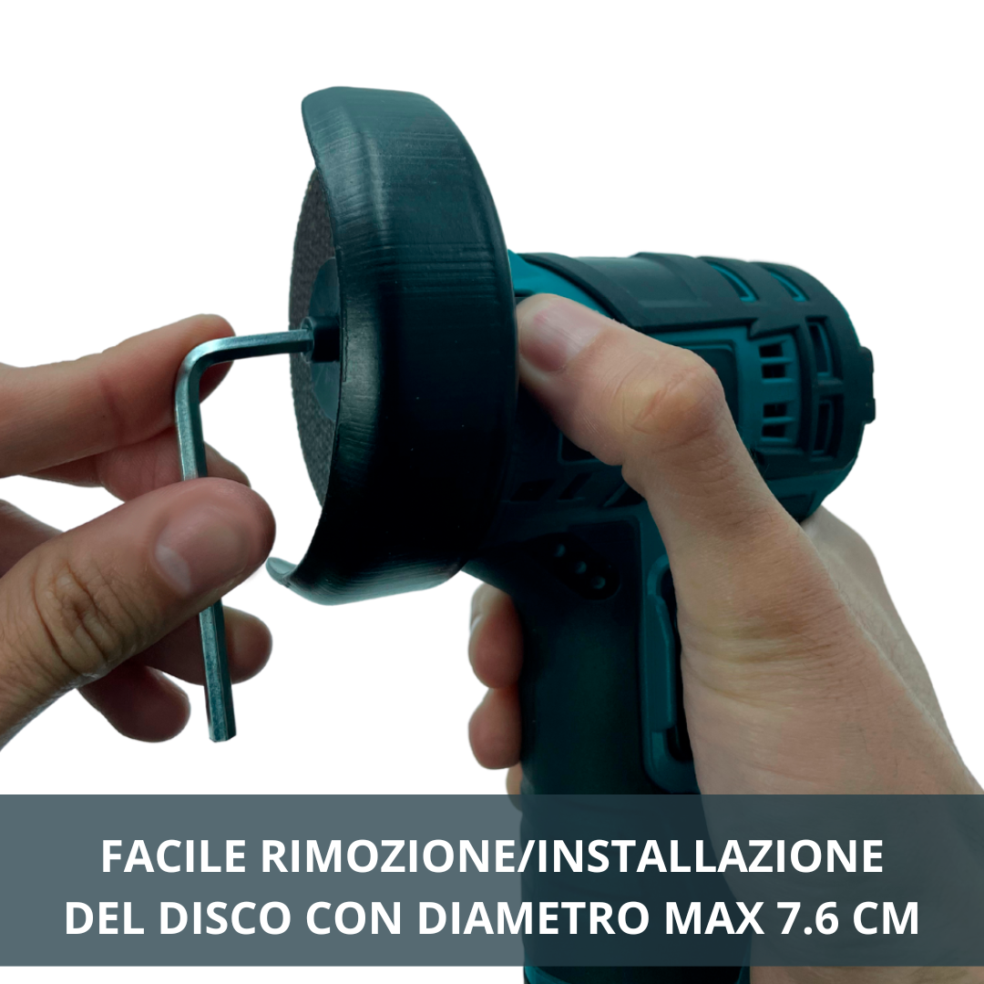 Smerigliatrice Angolare A Batteria MAKA - 12V Con 2 Batterie E Dischi Da Taglio - Foto 11