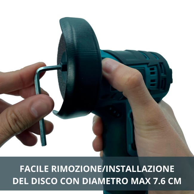 Smerigliatrice Angolare A Batteria MAKA - 12V Con 2 Batterie E Dischi Da Taglio - Foto 11