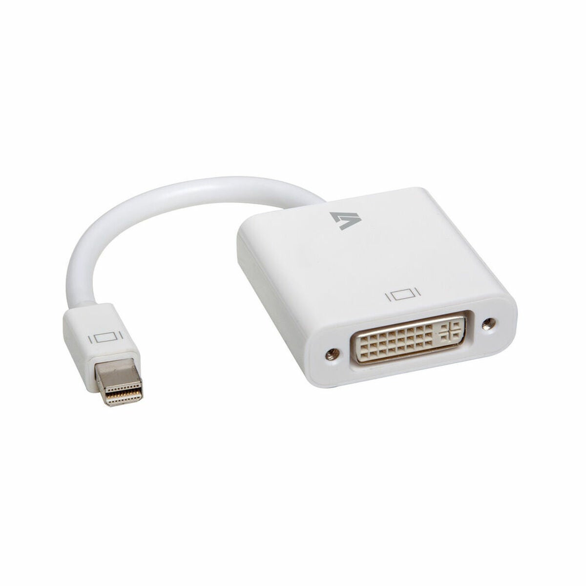 Adaptateur Mini DisplayPort vers DVI V7 CBL-MD1WHT-5E Blanc | Leroy Merlin