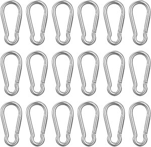 Moschettone A Molla In Ottone Massiccio Nichelato – 64x26 Mm – 1 Pezzo